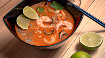 Tom Yum polevka s krevetami