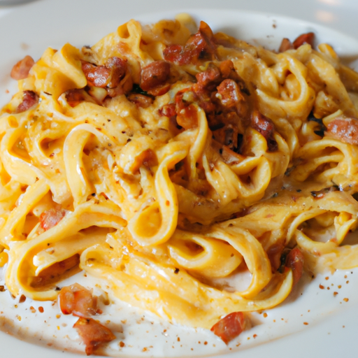 Pasta carbonara patičky pancetta sýr