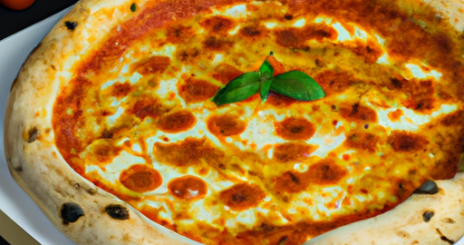 Pizza Margherita s rajčaty a bazalkou