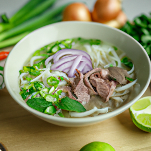 Pho bo – vietnamská hovězí nudlová polévka