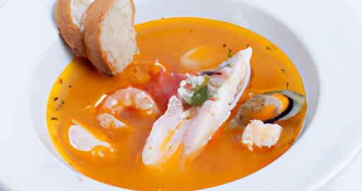 Bouillabaisse rybí polévka s křupavým chlebem