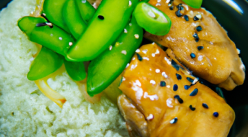 Kuřecí teriyaki s rýží a zeleninou