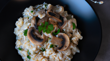 Risotto ai funghiří prošeka