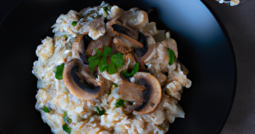 Risotto ai funghiří prošeka