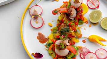 Ceviche z krevet po peruánsku