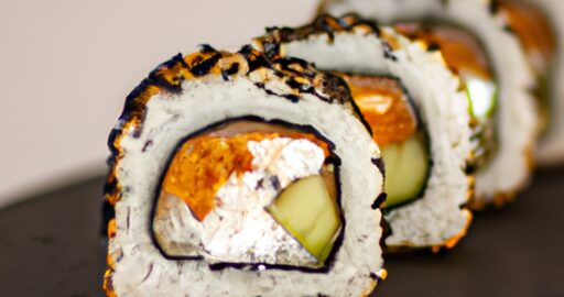 Sushi z čerstvého lososa sushi