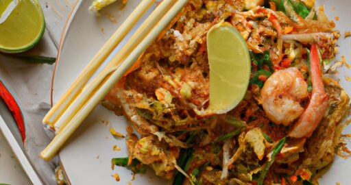 Phad Thai s kuřecím masem