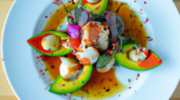 Ceviche de pescado s avokádem