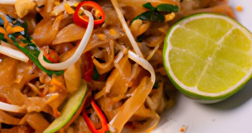 Pad Thai se sleďem.