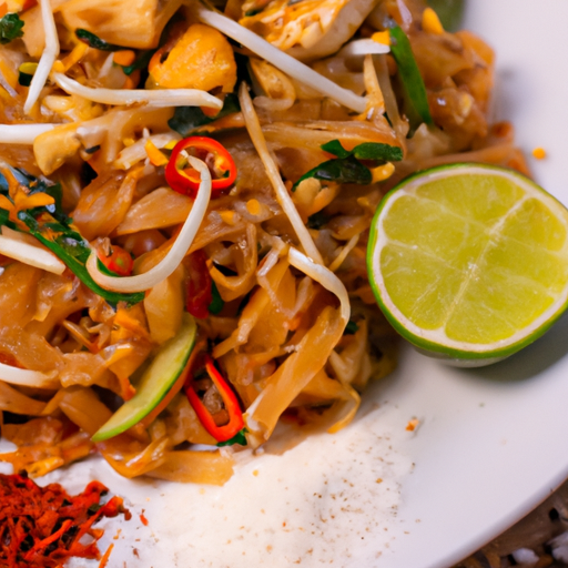 Pad Thai se sleďem.