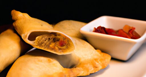 Kuřecí empanadas s pikantní omáčkou