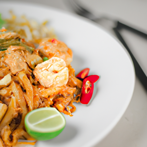 Pad Thai s kuřecím masem