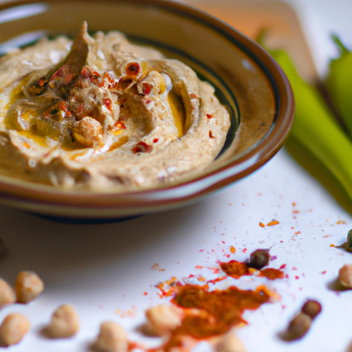 Hummus s pečenou zeleninou