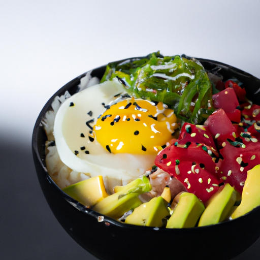 Hovězí poke bowl s červenou řepou