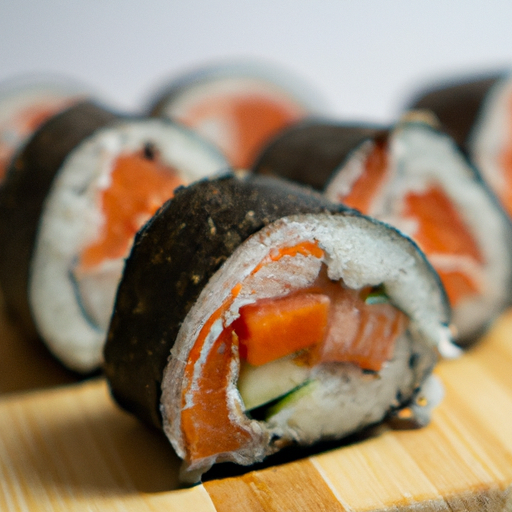 Sushi s pochoutkami z moře