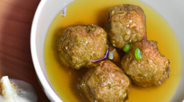 Bakso – Indonéské masové kuličky.