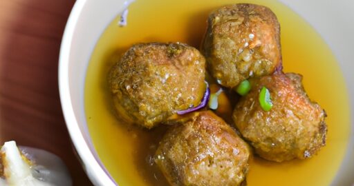 Bakso – Indonéské masové kuličky.