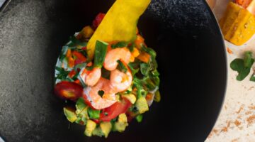 Ceviche z lososa s avokádem