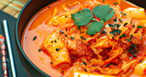 Kimchi jjigae – korejská polévka s kvašeným zelím
