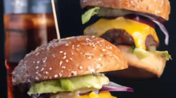 Hamburgery s hranolky a limonádou