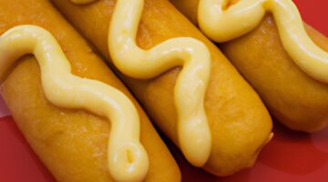 Corny dogs s marinovanými okurkami
