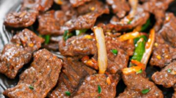 Korejské hovězí bulgogi na grilu