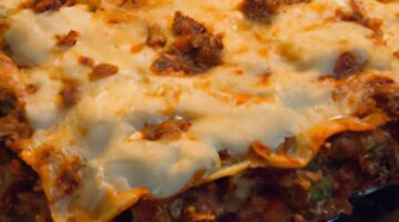 Lasagne s hovězím masem