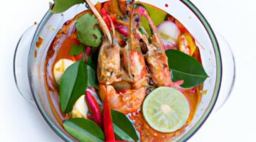 Thajská polévka Tom Yum