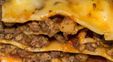 Italské lasagne s hovězím masem