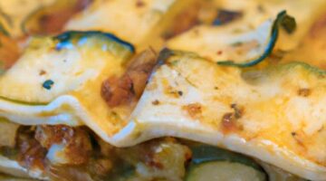 Veganské lasagne s cuketou a tofu