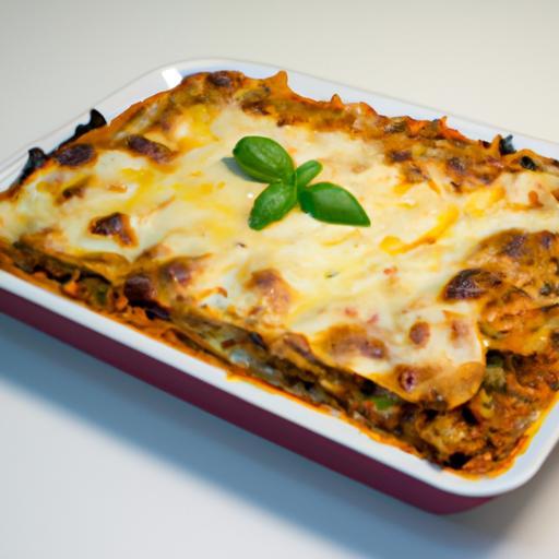 Lasagne alla Bolognese s bazalkou
