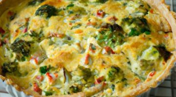 Quiche Lorraine s brokolicí