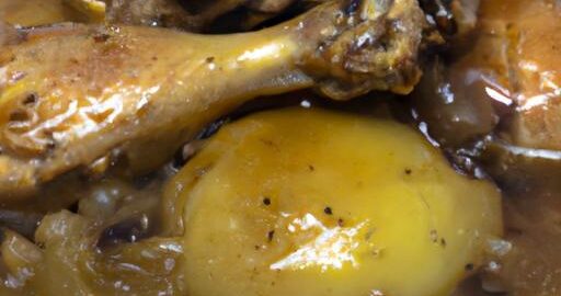 Kuře na víno Coq au Vin