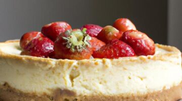 Americký cheesecake s jahodami
