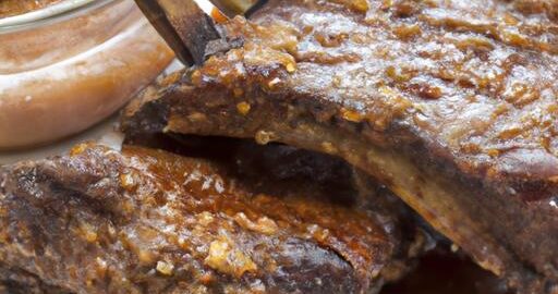 Pečené vepřové žebírko s křenem