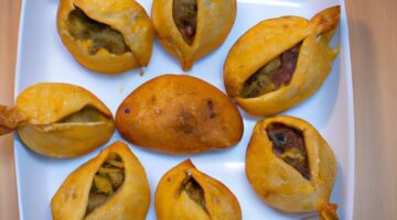 Křehké samosy s bramborami