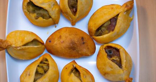 Křehké samosy s bramborami