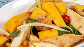 Thajský kuřecí salát s mango