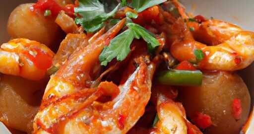 Pikantní krevetový bobó s maniokem