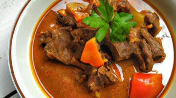 Indonéský gulaš z hovězího masa