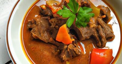 Indonéský gulaš z hovězího masa