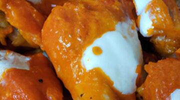 Americká kuřecí křídla Buffalo