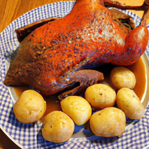 Staročeská pečená kachna s knedlíkem