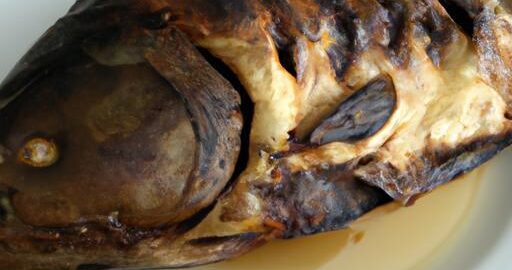 Pečený kapr s medovou glazurou