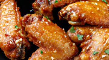 Křupavé kuřecí křídla v medu