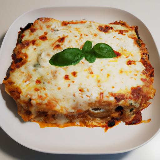 Lasagne s mozzarellou a bazalkou