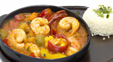 Brazilský kuřecí bobó s krevety