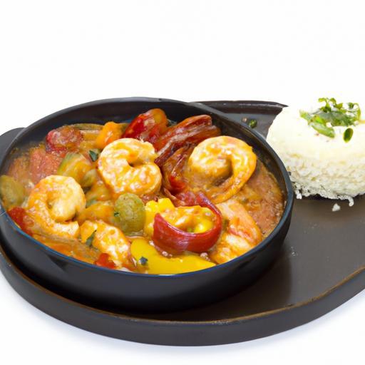 Brazilský kuřecí bobó s krevety